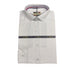 Semi Formal White Self Texture Shirt For Men's